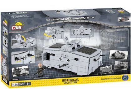 Cobi 2982 Malá armáda I.světová válka Great War Sturmpanzerwagen A7V - Poškozený obal