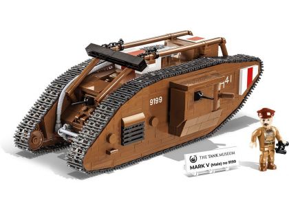 Cobi 2984 I. světová válka Mark V 837 dílků - Poškozený obal