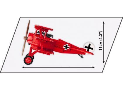 Cobi 2986 I. světová válka Fokker Dr. I Red Baron 178 dílků Poškozený obal