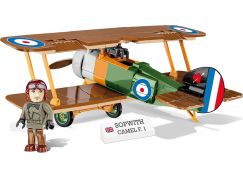 Cobi 2987 I. světová válka Dvouplošný stíhací letoun SOPWITH CAMEL F.1