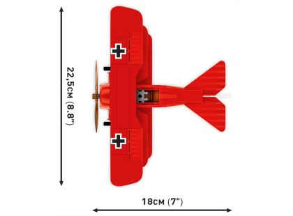 Cobi 2996 Fokker Dr. I Red Baron