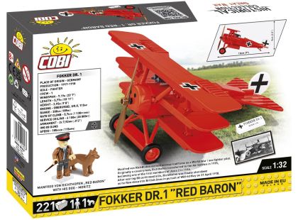 Cobi 2996 Fokker Dr. I Red Baron
