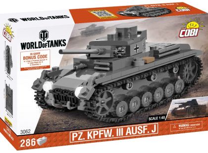 Cobi 3062 World of Tanks Pz. Kpfw. III Ausf. J 1:48