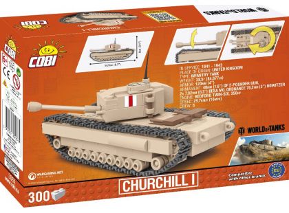 Cobi 3064 World of Tanks Churchill I 1:48
