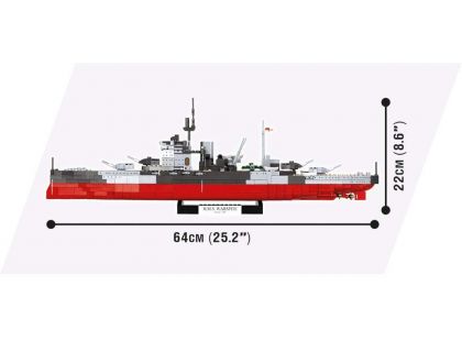 Cobi 3082 Malá armáda I. světová válka HMS Warspite 1:300