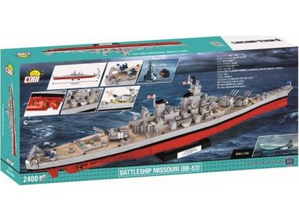 Cobi 3084 World of Warships Bitevník Misouri BB-63, 1:300