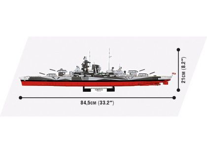 Cobi 3085 World of Warships Bitevník Tirpitz
