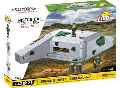 Cobi 3136 Regelbau 667 německý bunkr