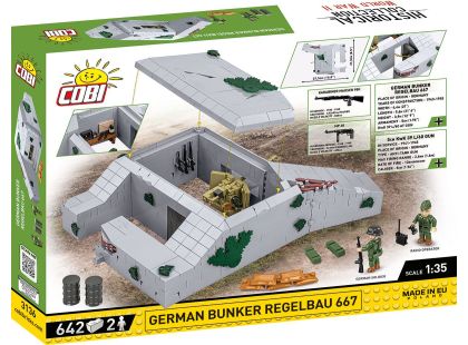 Cobi 3136 Regelbau 667 německý bunkr