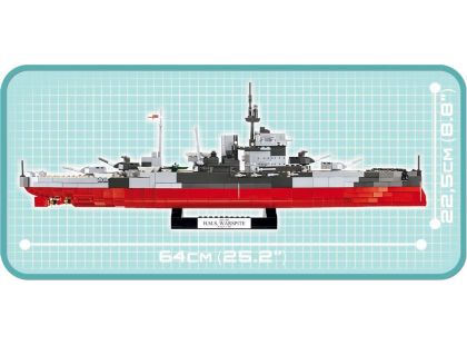 Cobi 4820 Malá armáda II. světová válka HMS Warspite 1:300