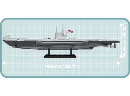 Cobi 4828 II. světová válka Ponorka U-Boot U-47 (typ VII B) 1:144