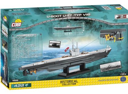Cobi 4828 II. světová válka Ponorka U-Boot U-47 (typ VII B) 1:144