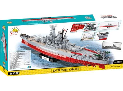 Cobi 4833 II. světová válka Bitevní loď Yamato 2665 dílků