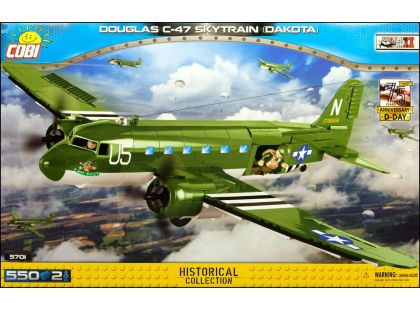 Cobi 5701 Malá armáda II. světová válka Douglas C-47 Skytrain Dakota - Poškozený obal