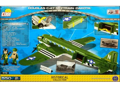 Cobi 5701 Malá armáda II. světová válka Douglas C-47 Skytrain Dakota - Poškozený obal