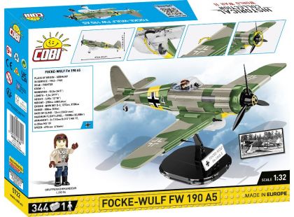 Cobi 5722 II.světová válka Německý stíhací letoun Focke-Wulf FW 190 A5 344 dílků