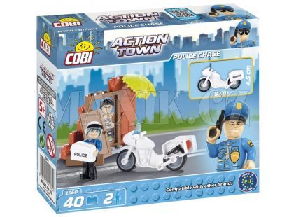 Cobi Action Town 1560 Policie Honička na motorce Cobi Action Town 1560 Policie Honička na motorce