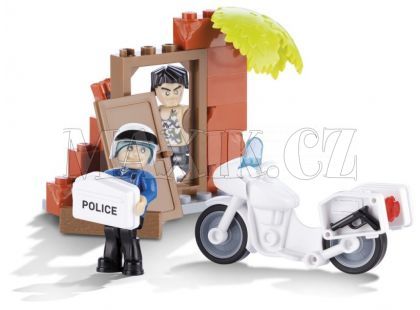 Cobi Action Town 1560 Policie Honička na motorce