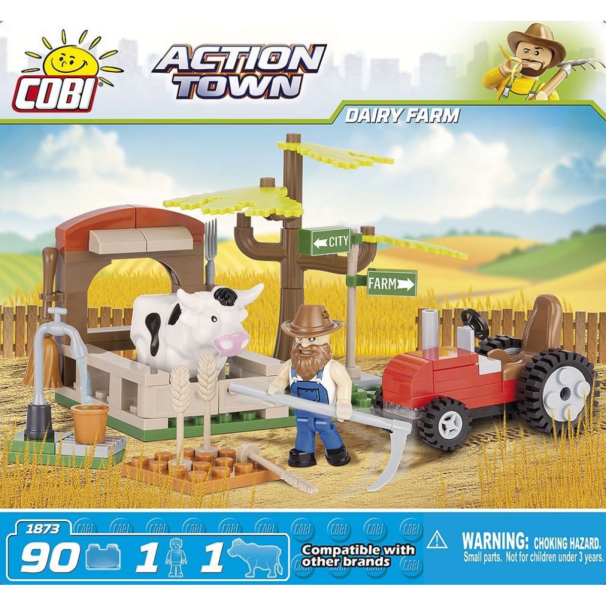 COBI Action Town – Fattoria Di Campagna, 310 Pezzi – Mattoncini Da Costruzione