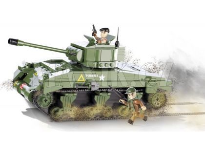 Cobi Malá armáda 2453 Tank M4A4 Sherman Firefly