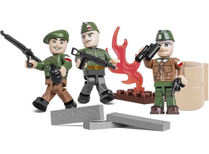 Cobi Malá armáda 2035 Tři figurky s doplňky Varšavské povstání