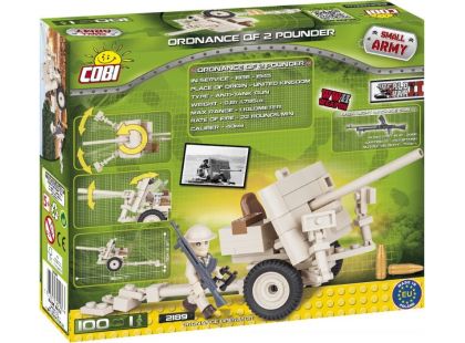 Cobi Malá armáda 2189 Ordnance QF 2-pounder