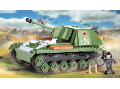 Cobi Malá armáda 2458 Samohybné dělo SU-76M