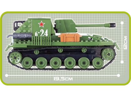 Cobi Malá armáda 2458 Samohybné dělo SU-76M