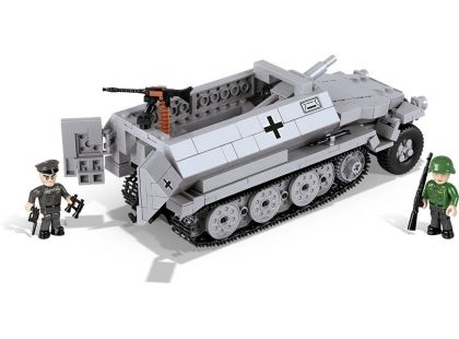 Cobi Malá armáda 2472 Sd.Kfz.251-10 Ausf. C šedé vozidlo