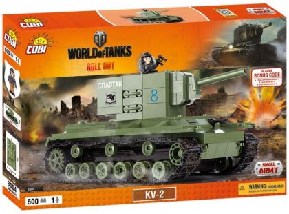 Cobi Malá armáda 3004 World of Tanks KV-2