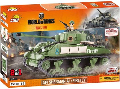 Cobi Malá armáda 3007 World of Tanks M4 Sherman A1 Firefly