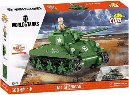 Cobi Malá armáda 3007A World of Tanks M4 Sherman A1