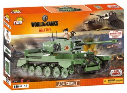 Cobi Malá armáda 3014 World of Tanks Tank A34 Comet