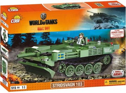 Cobi Malá armáda 3023 World of Tanks Stridsvagn 103