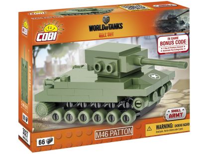 Cobi Malá armáda 3027 World of Tanks Nano Tank M46 Patton
