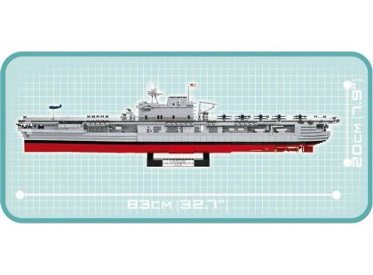 Cobi 4815 Malá armáda  USS Enterprise CV-6 2510 dílků
