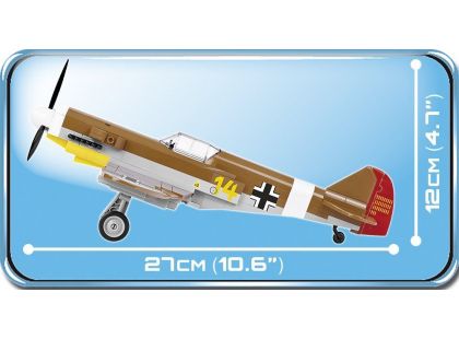 Cobi Malá armáda 5544 II WW Messerschmitt BF 109 Africká mise