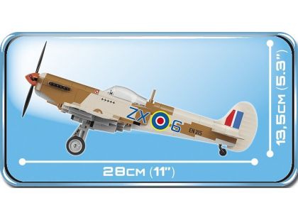 Cobi Malá armáda 5545 II WW Supermarine Spitfire Pouštní letiště