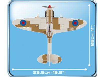 Cobi Malá armáda 5545 II WW Supermarine Spitfire Pouštní letiště