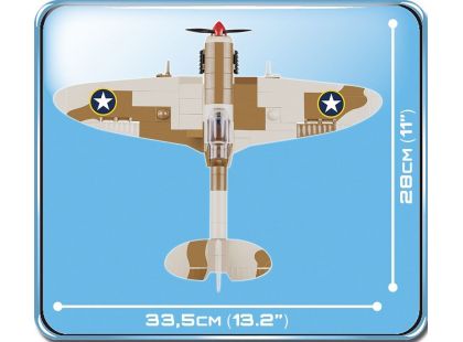 Cobi Malá armáda 5546 II WW Supermarine Spitfire Hangár