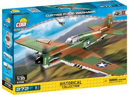 Cobi 5706 Malá armáda II. světová válka Stíhací letoun Curtiss P-40E Warhawk