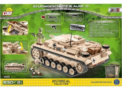 Cobi 2529 Malá armáda II. světová válka  Sturmgeschutz III Ausf. D - DAK