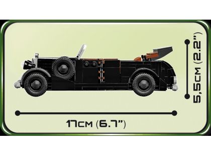 Cobi 2407 Malá armáda II. světová válka Německé vládní vozidlo 1938 Mercedes 770