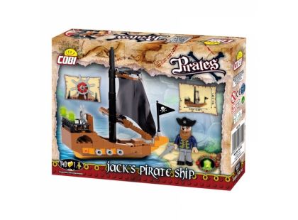 Cobi Piráti 6019 Jackova pirátská loď