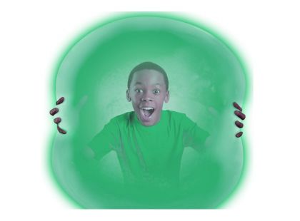 Cobi Super bublinomíč svítící ve tmě (2 druhy) Zelený