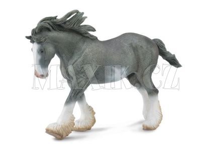 Collecta Clydesdalský kůň šedý