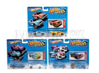 Color Shifters autíčka 2Pack Hot Wheels V1056