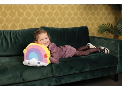 Cozy Noxxiez HW742 Duha hřejivý plyšový polštář 3 v 1