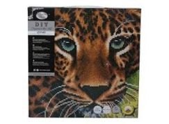 Craft Buddy Crystal Art plátno Leopard