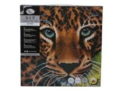 Craft Buddy Crystal Art plátno Leopard